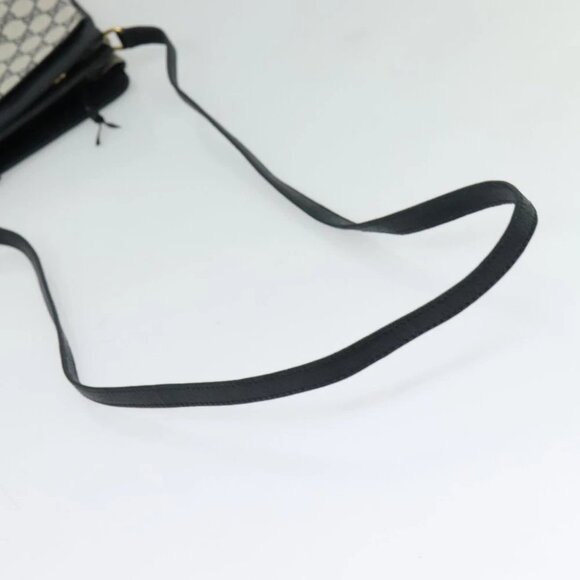 GUCCI GG Supreme Sherry Line Shoulder Bag PVC Navy Gold - Picture 10 of 14